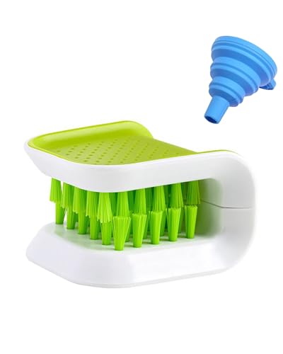 Blade Knife Cleaner Fork Cleaner Chopsticks and Cutlery Cleaning Brush Double