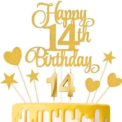 14th Birthday Cake Decorations