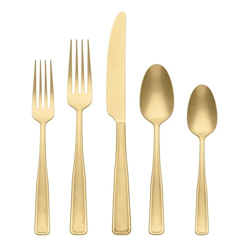896757 Reid Vintage Tumbled 20 Piece Flatware Set