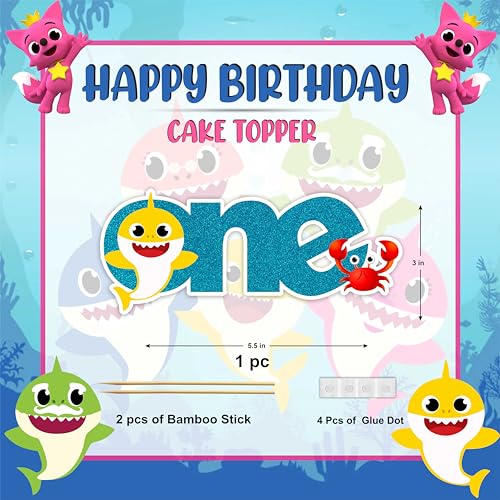 One Cake Topper Set