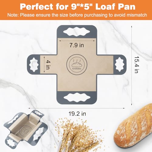 2 Pcs Reusable Silicone Bread Loaf Pan Liners
