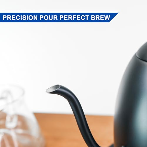 Digital Variable Temperature Gooseneck Electric Kettle for Coffee Brew and Tea Precise Pour Control