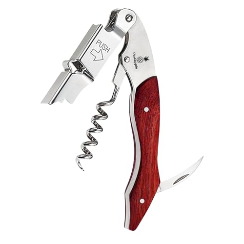 Professional Corkscrew Wine Bottle Opener with Foil Cutter Wine Key for Waiters