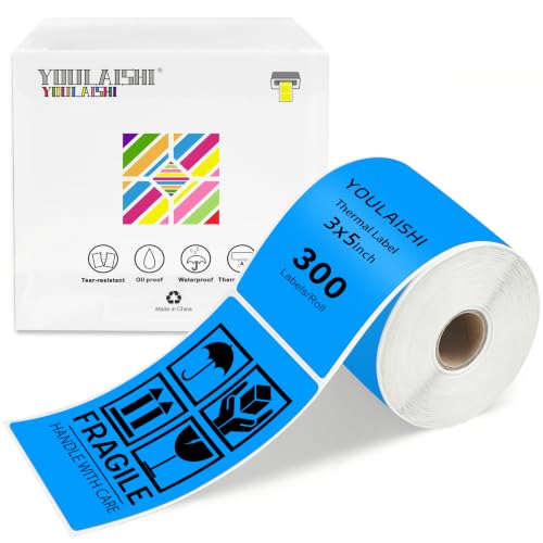 3 X 5 Inch Printable Waterproof Rectangle Color Coding Labels