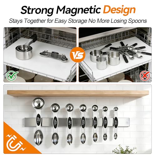Magnetic Measuring Cups and Spoons Set of 13