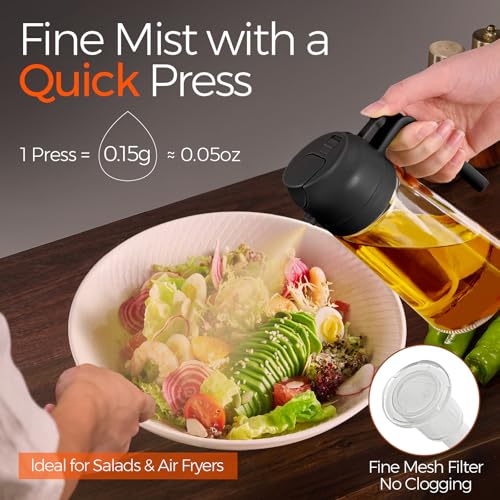 Olive Oil Dispenser (2Pcs Black & Green)