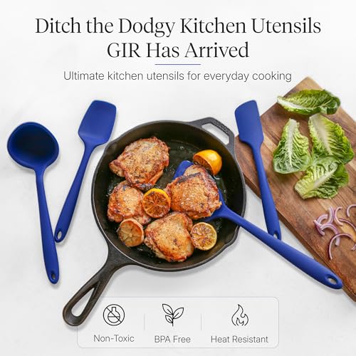 5 Piece Silicone Ultimate Kitchen Utensils Set (Navy / 5 - Piece Set)