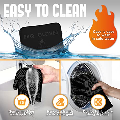 BBQ Grill & Oven Gloves 1472°F Heat Resistant