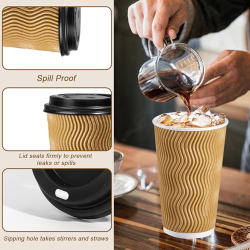disposable coffee cups with lids