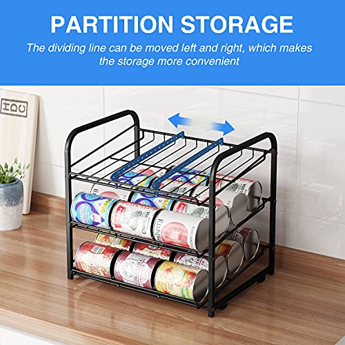 3 Tier Stackable Can Rack Organizer
