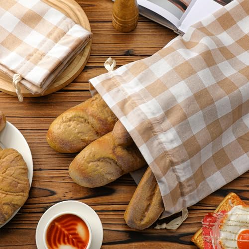 2 Pcs Linen Bread Bags Homemade 13x17 Inches