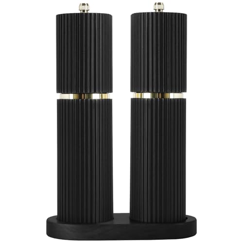 Wooden Salt and Pepper Grinder Set