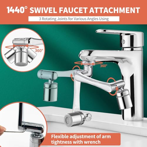 Swivel Faucet Extender Sink Aerator Water Filter