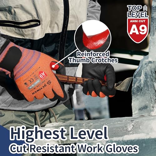 ANSI A9 Highest Level Cut Resistant Gloves