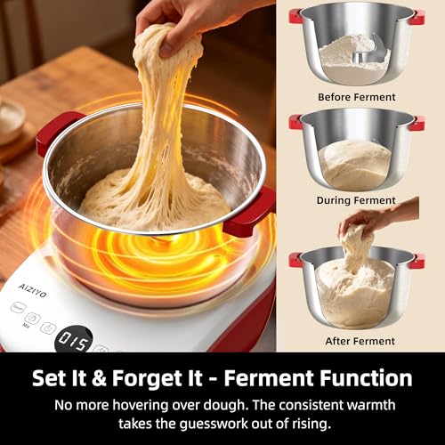 DoughChief 7.4QT Dough Mixer (Red / 7.4 QT)