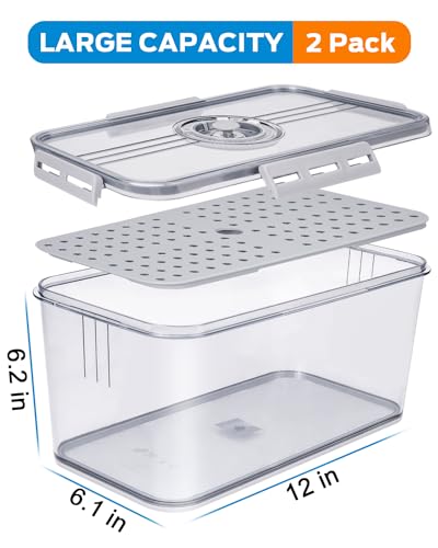 Bread Box for Kitchen Countertop Airtight Bread Storage Container Time Recording Bread Keeper with Lid for Toast