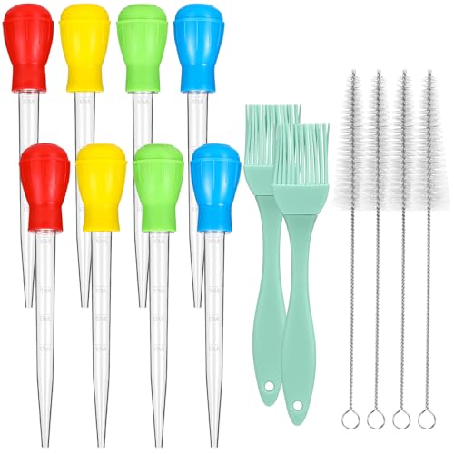 14 Pcs Large Turkey Baster Set for Cooking