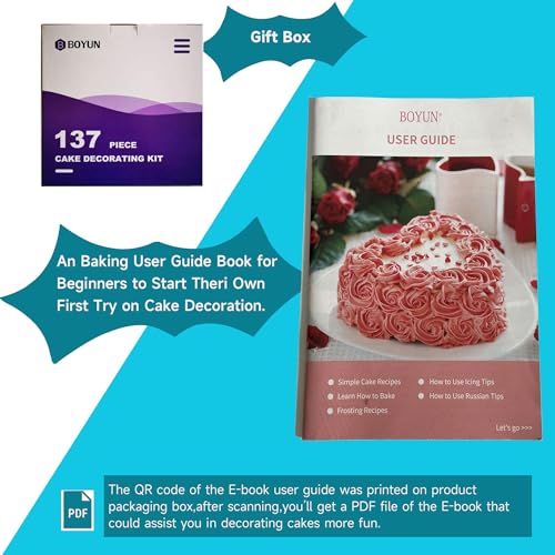 Cake Decorating Supplies Kit for Beginners