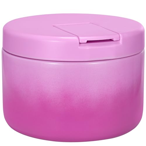 12oz Insulated Vacuum Food Jar with Buckle Lid Wide Mouth Soup Thermo for Hot Food Kids Leakproof Stainless Steel Lunch Container