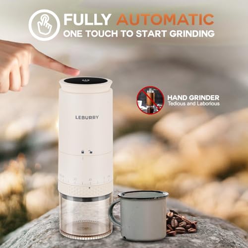 Burr Coffee Grinder (Blush Beige)