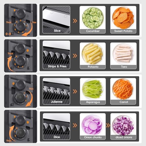 Safe Mandoline Slicer Pro (4th Gen Black)