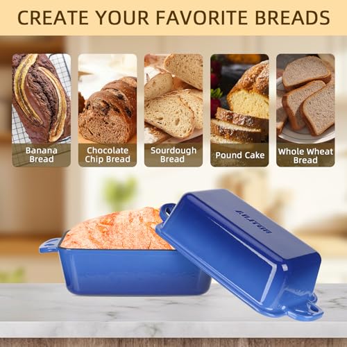 9x5 Enameled Cast Iron Loaf Pan