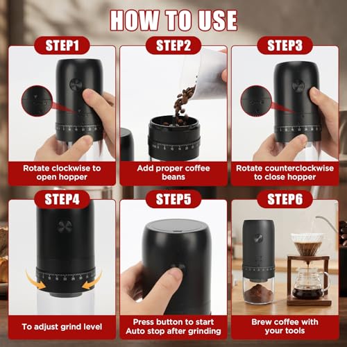 Electric Coffee Grinder (40 level)