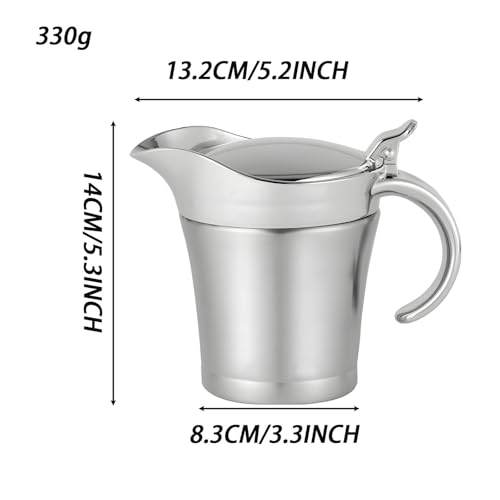 Thermal Gravy Boat with Hinged Lid (450 ml)