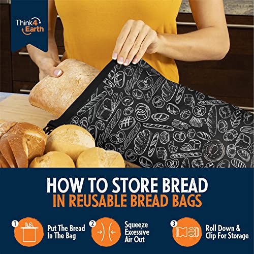 Premium Reusable Bread Bags for Homemade Bread