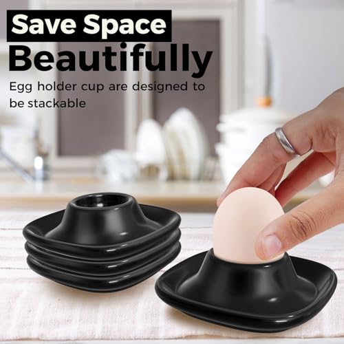 Ceramic Egg Cups Set of 4