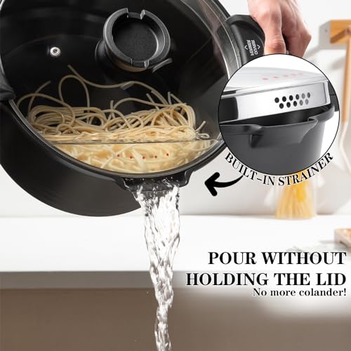 8.5qt Pasta Pot with Strainer Lid