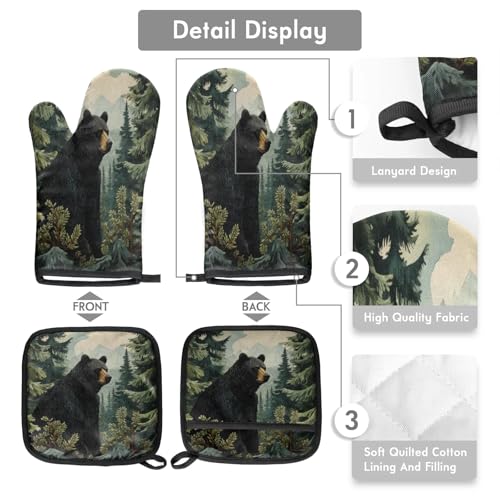 Oven Mitts and Pot Holders Sets