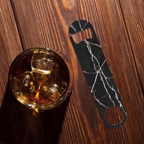 Vintage Cinema Stainless Steel Bottle Opener Movie Night Poster Enjoy The Show and Popcorn Nostalgia Flat Beer Bottle Opener Keychain for Home Kitchen Bar Restaurant Party Birthday Gift