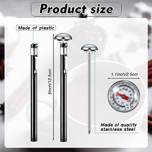 Stainless Steel Kitchen Dial Thermometer 5"