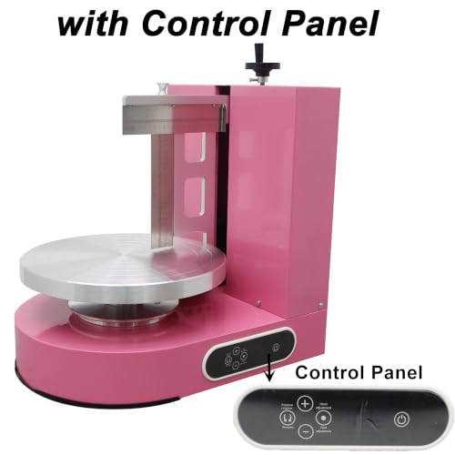 Cake Decorating Coating Machine Cream Spreading Automatic Frosting Turntable with Graduated Scraper 60