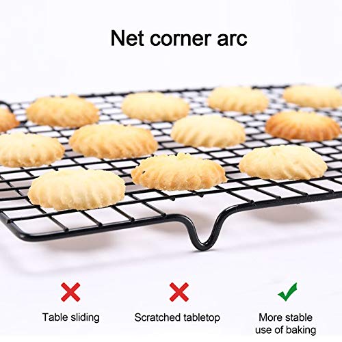 Metal Kitchen Baking Cooling Rack Square Wire Cooling Rack for Cake and Meat
