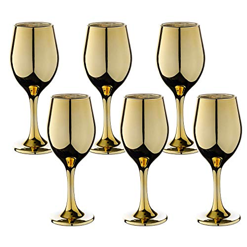Decor Colored Wine Glasses