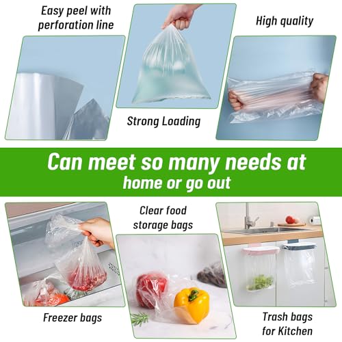 12 x 20 Plastic Produce Bags on a Roll