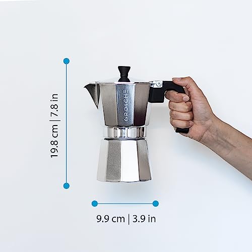 Milano Moka Pot (6 espresso cups / Silver)
