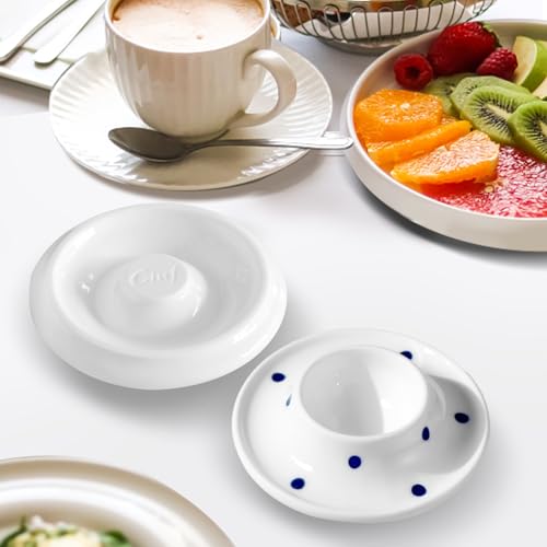 Porcelain Egg Cup Timer Set of 4