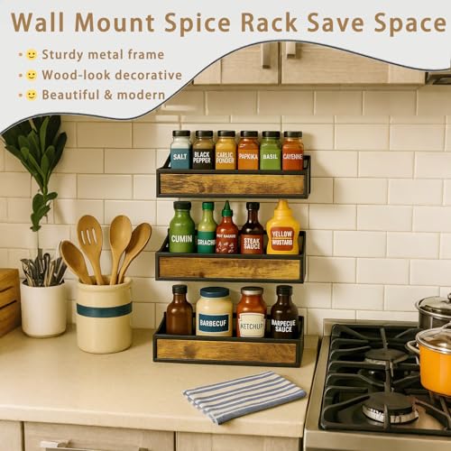 Wall Mount Spice Rack