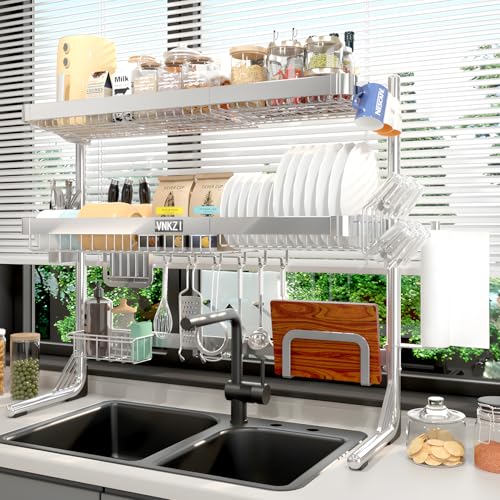 1 Tier Full Stainless Steel Adhesive Caddy Shelf Organizer (Silver / 1 Tier)