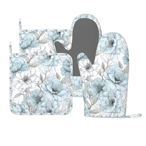 Oven Mitts and Pot Holders Set (A0971)