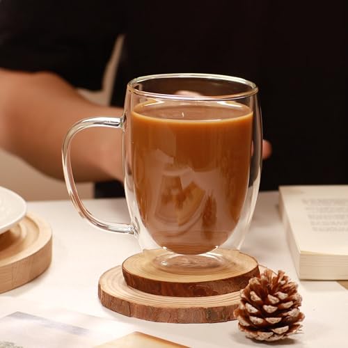 12oz Double Walled Glass Coffee