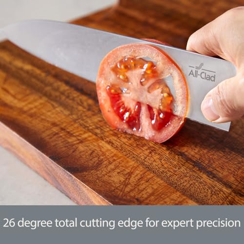 Forged German Stainless Steel Chef's Knife (Silver/Black / 6")