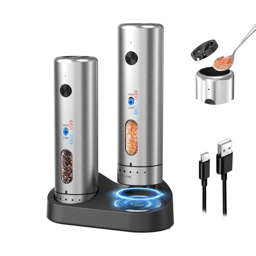 Gravity Salt and Pepper Grinder Set