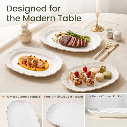 Ceramic Serving Platter Set