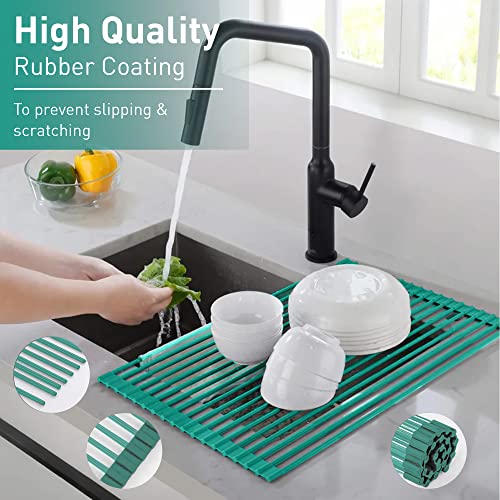 Dish Rack Over Sink (Green / Medium)