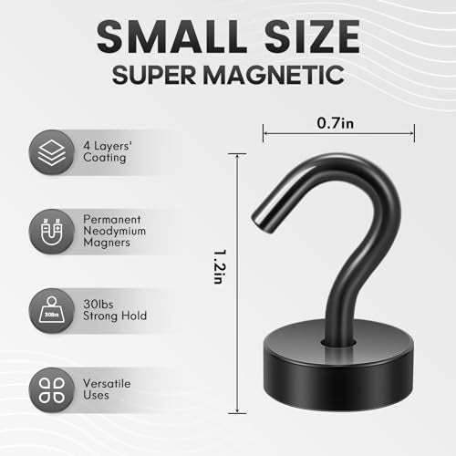 Chromatic Magnetic Hooks with Hole in The Center