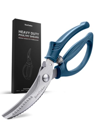 Heavy Duty Kitchen Scissors Forged from Stainless Steel